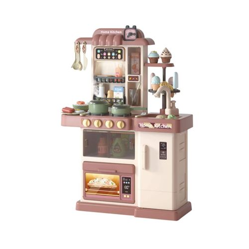 4260360015960 - Coemo Kinderküche Jasmin Spielküche mit viel Zubehör Farbe Braun 4260360015960 - Coemo Kinderküche Jasmin Spielküche mit viel Zubehör Farbe Braun