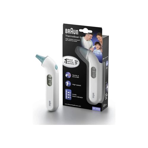 4022167330307 - ThermoScan® 3 Infrarot Fieberthermometer Mit Fieberalarm Vorgewärmte Meßspitze 4022167330307 - ThermoScan® 3 Infrarot Fieberthermometer Mit Fieberalarm Vorgewärmte Meßspitze