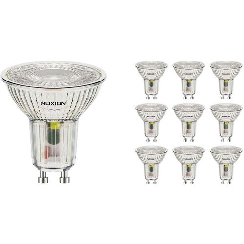 8719157036146 - Markenlos - Mehrfachpackung 10x Noxion LED-Spot GU10 PAR16 48W 450lm 36D - 827 Extra Warmweiß Ersatz für 50W - 2700K - Extra Warmweiß