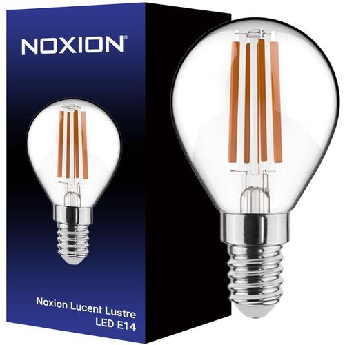 8719157032544 - Noxion Lucent Lustre LED E14 Kugel Fadenlampe Klar 45W 470lm - 827 Extra Warmweiß Dimmbar - Ersatz für 40W - 2700K - Extra Warmweiß