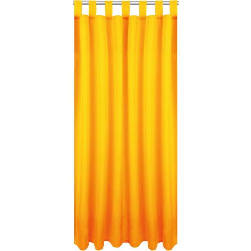 4251028166247 - Bestlivings - Blickdichte Orangene Gardine mit Schlaufen in 140x175 cm ( BxL ) in vielen Größen und Farben - Orange