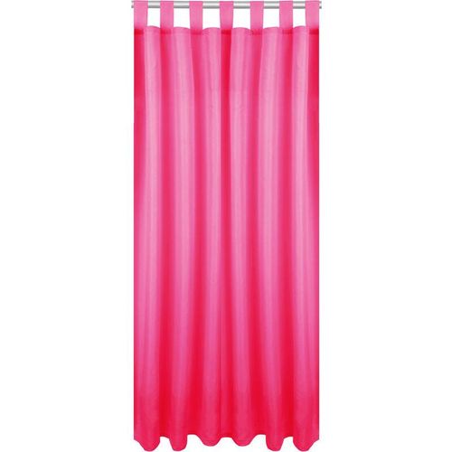 4251028141398 - Bestlivings - Blickdichte Pinke Gardine mit Schlaufen in 140x145 cm ( BxL ) in vielen Größen und Farben - Pink