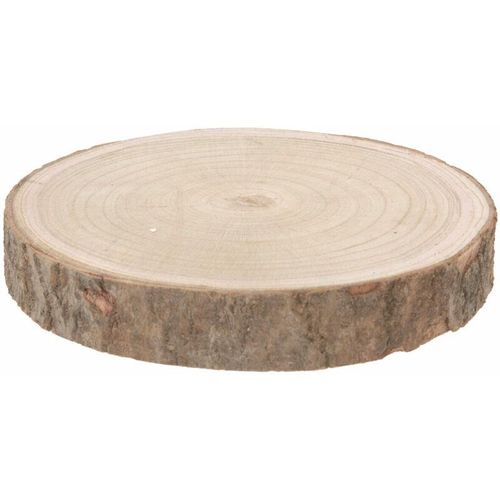 4260700657287 - Spetebo - Echtholz Baumscheibe natur - 18-23cm - Deko Holz Baum Scheibe Basteln Brandmalen