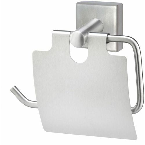 4333692060172 - Trendline - Toilettenpapierhalter Simple Cube Deckel Edelstahl Papierrollenhalter