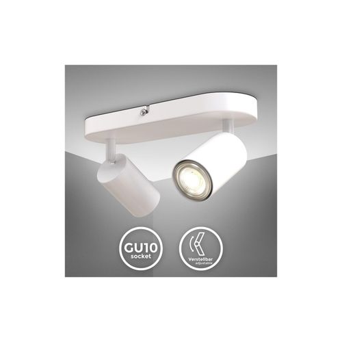 4057722007028 - Bklicht - led Spotleuchte schwenkbar Retro weiß GU10 Deckenlampe Flur Schlafzimmer Spot - 20 4057722007028 - Bklicht - led Spotleuchte schwenkbar Retro weiß GU10 Deckenlampe Flur Schlafzimmer Spot - 20