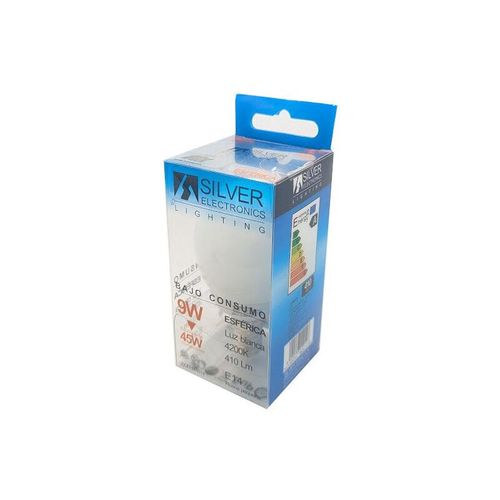 8420738110147 - Silver Electronics - Kugelförmige Energiesparlampe 9W E14 White 410Lu 8420738110147 - Silver Electronics - Kugelförmige Energiesparlampe 9W E14 White 410Lu