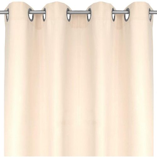 4251028167176 - Bestlivings - Blickdichte Beige Gardine mit Ösen in 140x145 cm ( BxL ) in vielen Größen und Farben - Beige