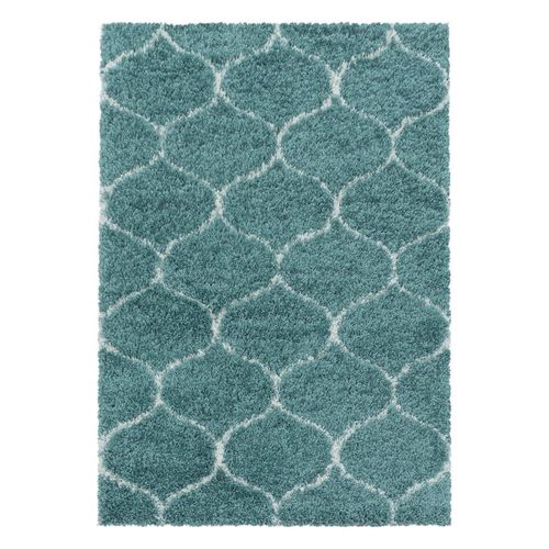 4058819099926 - Hochflor-Teppich AYYILDIZ TEPPICHE SALSA 3201 Teppiche Gr B L 240 cm x 340 cm 50 mm 1 St blau Orientalische Muster Wohnzimmer