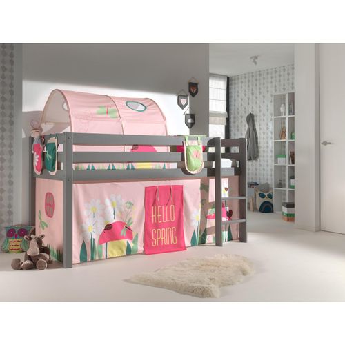 5420070234528 - VIPACK - Spielbett Pino mit Textilset Vorhang Tunnel und 3 Taschen Spring Ausf Kiefer massiv gr 5420070234528 - VIPACK - Spielbett Pino mit Textilset Vorhang Tunnel und 3 Taschen Spring Ausf Kiefer massiv gr
