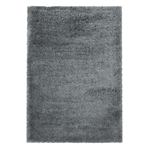 4058819102527 - Hochflor-Teppich AYYILDIZ TEPPICHE FLUFFY 3500 Teppiche Gr B L 240 cm x 340 cm 50 mm 1 St grau (hellgrau) Esszimmerteppiche Langflor Shaggy uni robust auch in rund erhältlich Wohnzimmer