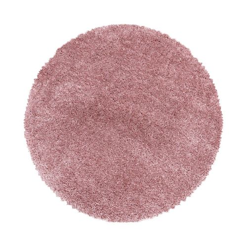 4058819102800 - Hochflor-Teppich AYYILDIZ TEPPICHE FLUFFY 3500 Teppiche Gr Ø 200 cm 50 mm 1 St rosa (rosé) Esszimmerteppiche