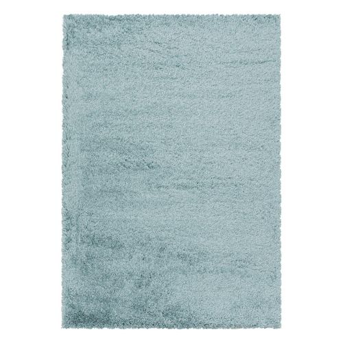 4058819102152 - Hochflor-Teppich AYYILDIZ TEPPICHE FLUFFY 3500 Teppiche Gr B L 200 cm x 290 cm 50 mm 1 St blau Esszimmerteppiche Langflor Shaggy uni robust auch in rund erhältlich Wohnzimmer