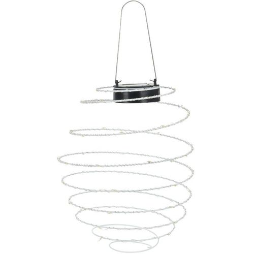 4260625742082 - Spetebo - led Solar Lampion Spirale - 40 led - Garten Hängeleuchte