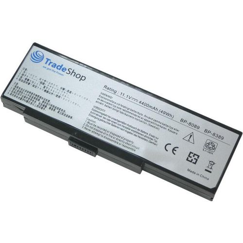 4252006190599 - Trade-Shop Laptop Notebook Akku 4400mAh für Mitac MiNote 8889 8389 8089 8089P 8089C Medion Akoya MD41261 MD42100 MD92654 MD96144 MD96305 MD96367