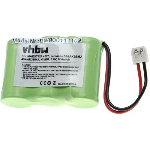 4251215379443 - 1x NiMH Akku 600mAh (36V) kompatibel mit schnurlos Festnetz Telefon Teledex CL1200 CL1900 CL2200 CL2900 DC9100 DC99200 Ersatz für HHR-P303