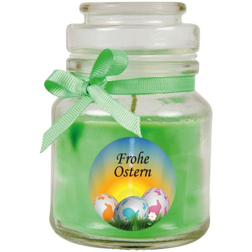 4059222276317 - Hs Candle - Duftkerze als Ostergeschenk ( Coconut Limes-Duft ) Design Ostereier - Kerze als Osterdeko - 120g Wachs mit ca 30 Stunden Brenndauer