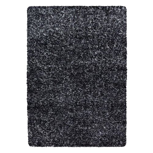 4058819135549 - Hochflor-Teppich AYYILDIZ TEPPICHE Enjoy Shaggy Teppiche Gr B L 280 cm x 370 cm 50 mm 1 St grau (anthrazit) Esszimmerteppiche Wohnzimmer