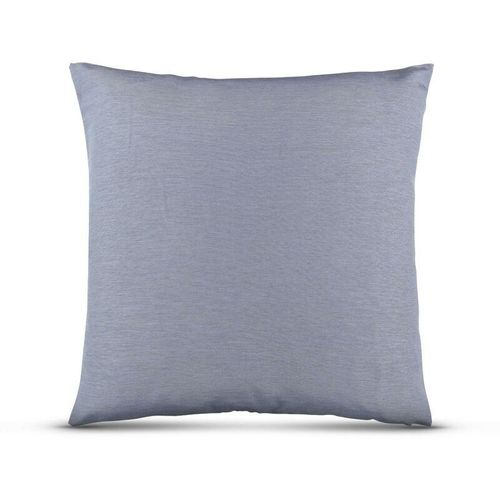 4059222059811 - Kissenhülle 60x60cm mit verd Reißverschluss ( Blau ) Kissenbezug in Leinenoptik Dekorative Kissenbezüge Baumwolle weicher Bezug für Kissen - Blau