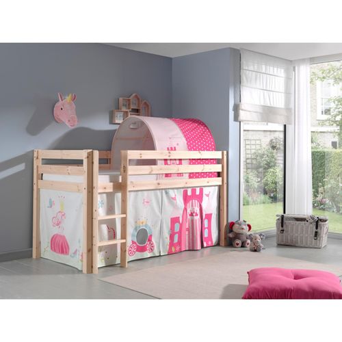 5420070227766 - VIPACK - Spielbett Pino mit Textilset Vorhang und Tunnel Princes Ausf Kiefer massiv natur 5420070227766 - VIPACK - Spielbett Pino mit Textilset Vorhang und Tunnel Princes Ausf Kiefer massiv natur