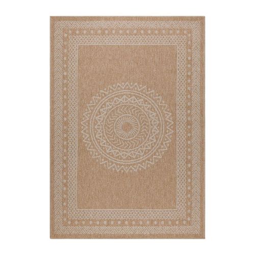 4058819144558 - Outdoorteppich AYYILDIZ TEPPICHE DHAKA 8714 Teppiche Gr B L 160 cm x 230 cm 5 mm 1 St beige Esszimmerteppiche Pflegeleicht Strapazierfähig In- und Outdoor geeignet