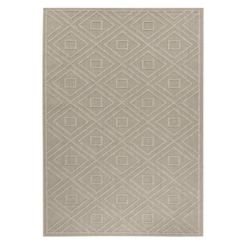 4058819130926 - Outdoorteppich AYYILDIZ TEPPICHE PATARA 4956 Teppiche Gr B L 200 cm x 290 cm 8 mm 1 St beige Esszimmerteppiche Pflegeleicht Strapazierfähig In- und Outdoor geeignet