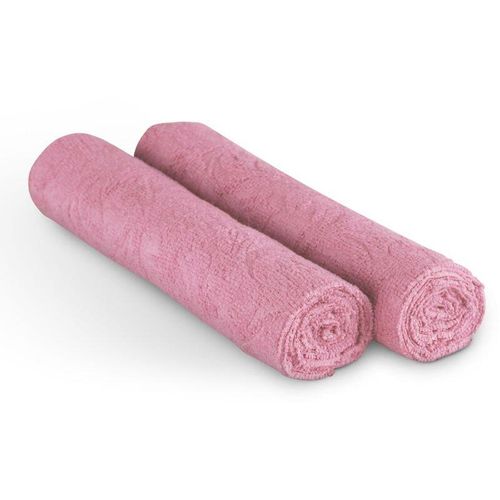 4059222062613 - Premium Mikrofasertuch 220g m² - Hoch-Tief Struktur - 65x45cm ( Rose   2er Pack ) Reinigungstücher Geschirrtücher - super saugfähige Küchentücher