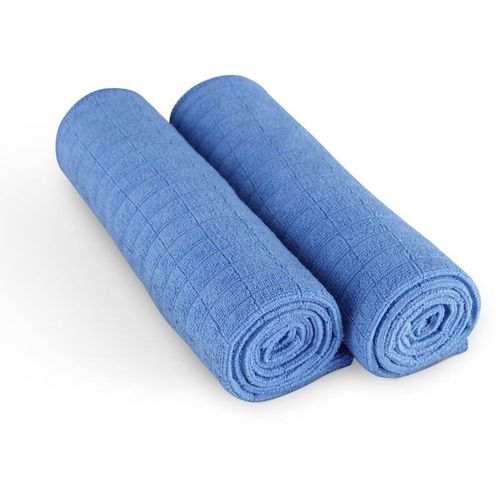 4059222062460 - Premium Mikrofasertuch 300g m² - Microsensation - 65x45cm ( Blau   8er Pack ) Reinigungstücher Geschirrtücher - super saugfähige Küchentücher - Blau