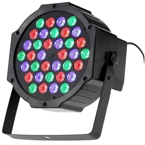 0793579950639 - Planet Shop - Faro Rgb 36W Spotlight 36 led Verschiedene Farben Disco Sound Sensor Farbiges Licht