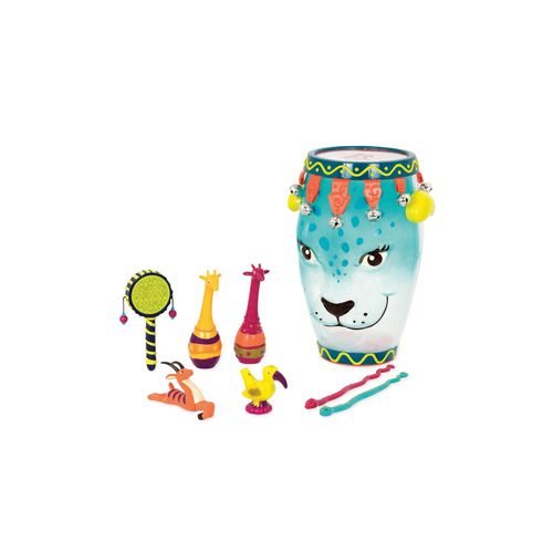 0062243408005 - BTOYS B Jungle Drum - Trommel mit Instrumenten