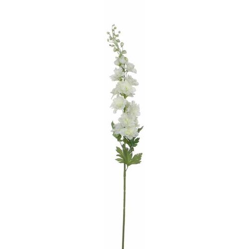 8718861089943 - - Mica künstliche Delphimium weiß 78 cm Kunstblume Seidenblume Einzelblume