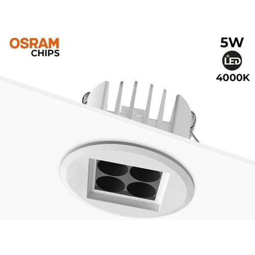 8435427138203 - Einbauleuchte Led 5W 24º UGR18 OSRAM Chip Lichtfarbe Neutralweiß 4000K - Neutralweiß 4000K