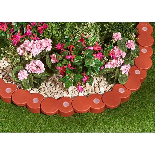 4835002607300 - Buri - led Solar Beetbegrenzung Palisade 205m Rasenkante Beetumrandung Gartendeko