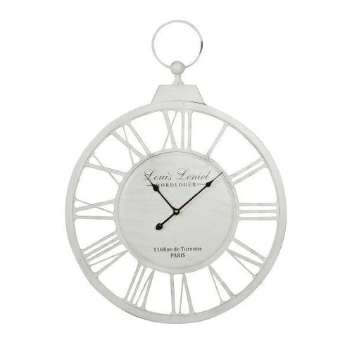 4250965945182 - Wanduhr HOME AFFAIRE Leonique Wanduhren Gr B H 5 cm x 79 cm weiß Wanduhren römische Ziffern 58 cm