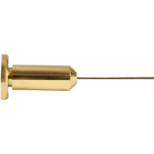 4059222048044 - Seilspanngarnitur Wand zu Wand - Zylinder Gold Poliert - Zylinder Gold Poliert