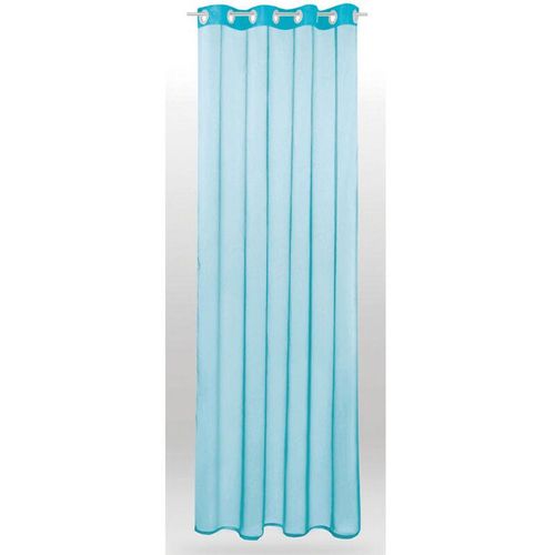 4059222004651 - Bestlivings - Gardine mit Ösen Transparent Voile 140 x 175cm ( Breite x Länge ) in türkis - aqua Ösenschal in vielen weiteren Farben und Größen