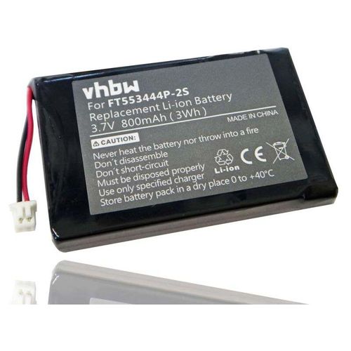 4250318650596 - Vhbw - Li-Ion Akku 800mAh (37V) kompatibel mit Funkgerät Walkie Talkie Stabo Freecomm 600 Set pmr 446 20640 Topcom Twintalker 7100 Ersatz für