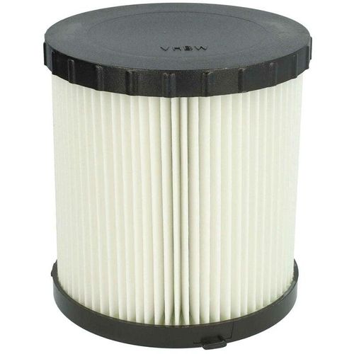 4251407760127 - Vhbw - Faltenfilter kompatibel mit Dewalt DCV581h DCV584l DCV580h DCV582 DCV580 DCV581 Staubsauger - Filter Patronenfilter schwarz weiß