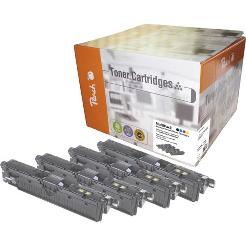 7640164827124 - H122A 4 Tonermodule (bk c m y) ersetzt HP No 122A  C3961A C3962A C3963A C3964A für zB HP Color LaserJet 2550 HP Color LaserJet 2550 L (wiederaufbereitet)