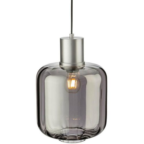 5036797154195 - Firstlight Products - Firstlight Eton Pendelleuchte Aluminium mit Rauchglas