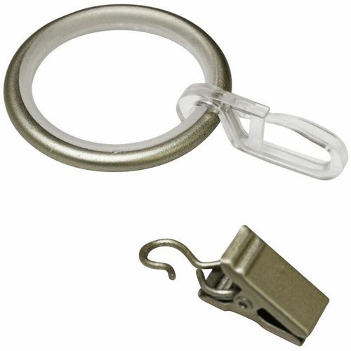 4003018333500 - Ringe mit Gleiteinlage Kira champagner ø 19 mm Gardinenstangen & Zubehör - Gardinia