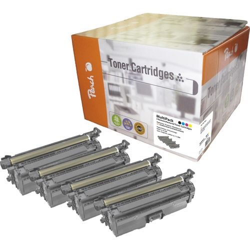 7640164827148 - HP 647 A 4 Toner (bk c m y) ersetzt HP No 647A No 648A CE260A CE261A CE262A CE263A für zB HP Color LaserJet CP 4500 (wiederaufbereitet)