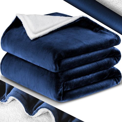 4255598324144 - KESSER® Kuscheldecke Flauschige Sherpa Extra Weich & Warm Wohndecke Flanell Fleecedecke Falten beständig Anti-verfärben als Couchdecke Sofadecke oder Bettüberwurf