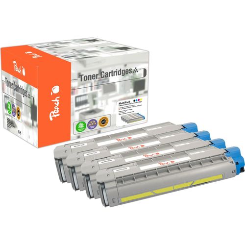 7640182380564 - O4650-75 4 Toner (bk c m y) ersetzt OKI 46507508 46507507 46507506 46507505 für zB OKI C 612 DN OKI C 612 N OKI C 612 (wiederaufbereitet)