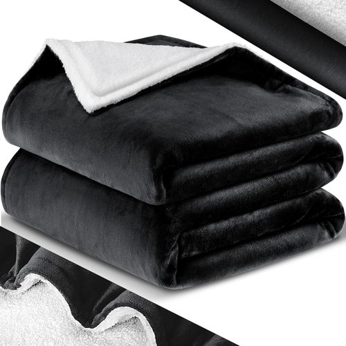 4255598324090 - KESSER® Kuscheldecke Flauschige Sherpa Extra Weich & Warm Wohndecke Flanell Fleecedecke Falten beständig Anti-verfärben als Couchdecke Sofadecke oder Bettüberwurf