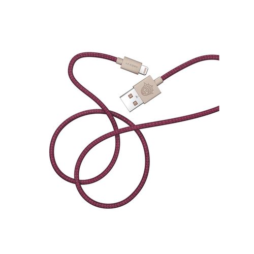7350078713320 - LE CORD Lightning Kabel 2m aus Fischnetz pflaume 7350078713320 - LE CORD Lightning Kabel 2m aus Fischnetz pflaume