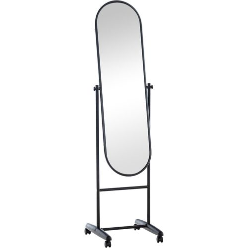 4251756446062 - Standspiegel Nane Oval I Stehspiegel 155x40 cm I Für Wohnzimmer Oder Schlafzimmer I Neigbar 360° Drehbar I Ganzkörperspiegel Mit Rollen 4251756446062 - Standspiegel Nane Oval I Stehspiegel 155x40 cm I Für Wohnzimmer Oder Schlafzimmer I Neigbar 360° Drehbar I Ganzkörperspiegel Mit Rollen