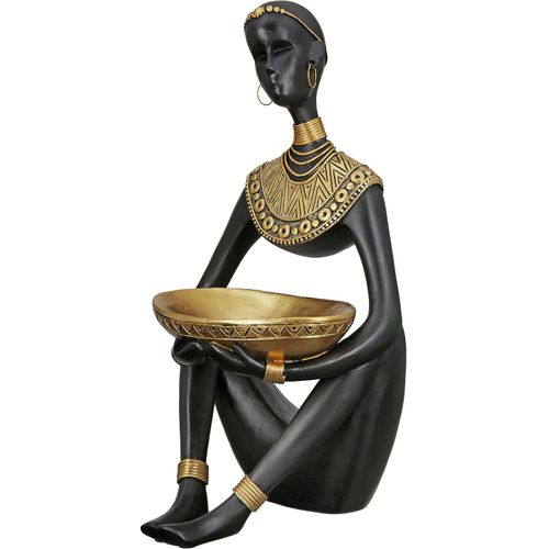 4063387377222 - Afrikafigur GILDE Figur Amari Dekofiguren Gr B H T 17 cm x 32 cm x 16 cm schwarz (goldfarben schwarz) Weitere Figuren Skulpturen 4063387377222 - Afrikafigur GILDE Figur Amari Dekofiguren Gr B H T 17 cm x 32 cm x 16 cm schwarz (goldfarben schwarz) Weitere Figuren Skulpturen