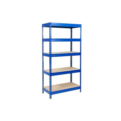 4059382309054 - karatcommercial Schwerlastregal Grizzly Blau Höhe 180 cm Breite 120 cm