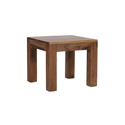 4250739279628 - WOHNLING Couchtisch Massivholz sheesham 450 x 450 x 400 cm