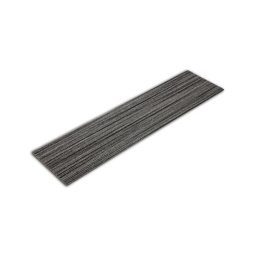 4251041676983 - Teppichdielen Mapple 25 x 100 cm Grau-gestreift Getuftet Selbstliegend 4251041676983 - Teppichdielen Mapple 25 x 100 cm Grau-gestreift Getuftet Selbstliegend